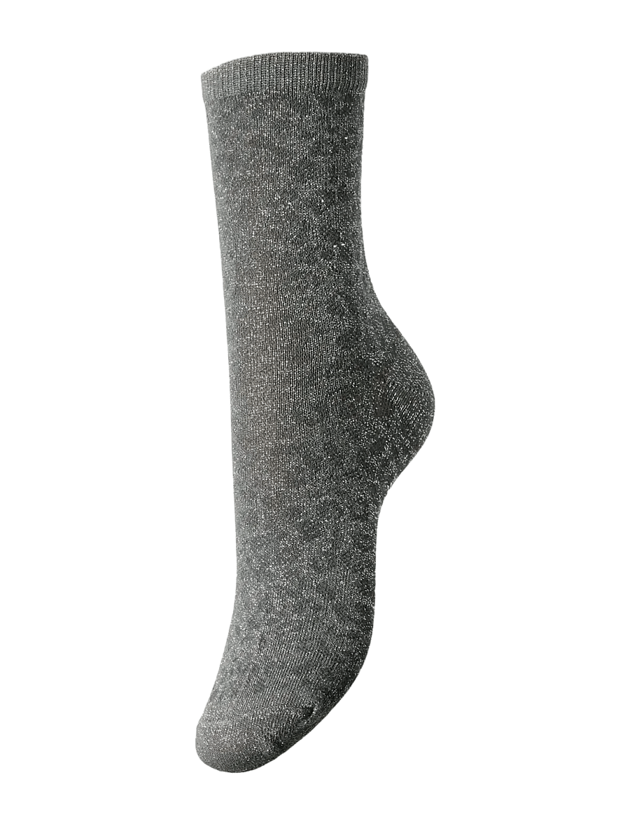 Pieces - PCSEBBY GLITTER LONG AOP SOCKS NOOS BC - normale socken - december sky - 0