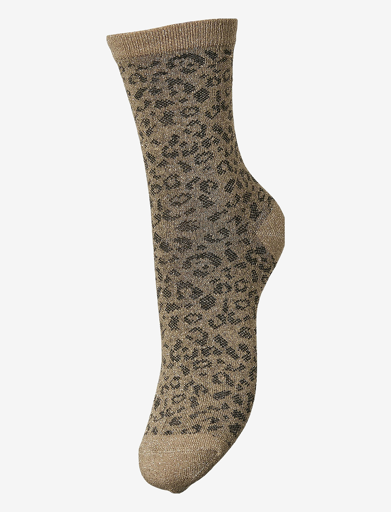 Pieces - PCSEBBY GLITTER LONG AOP SOCKS NOOS BC - almindelige strømper - fossil - 0