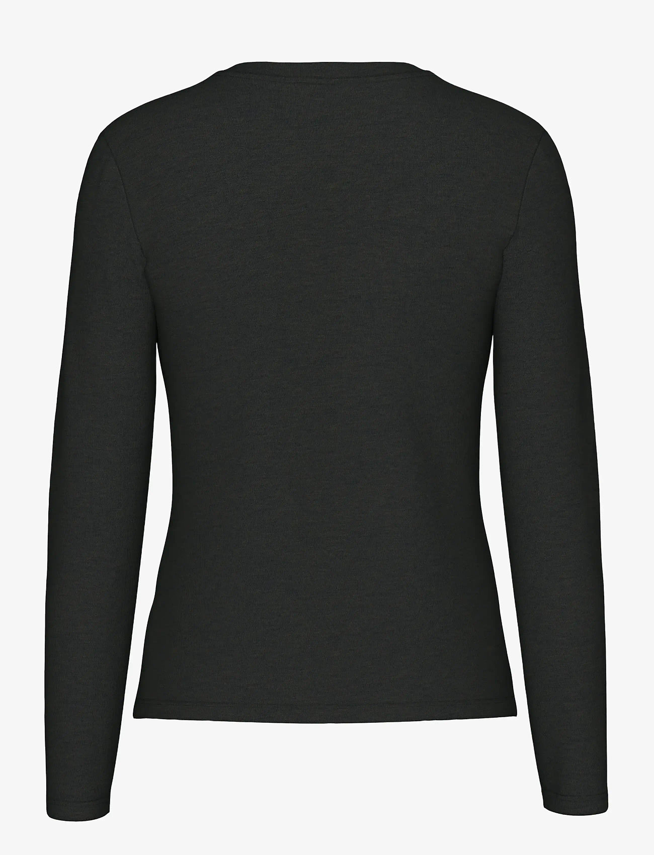 Pieces - PCMARIA LS TOP JRS NOOS BC - laveste priser - black - 2