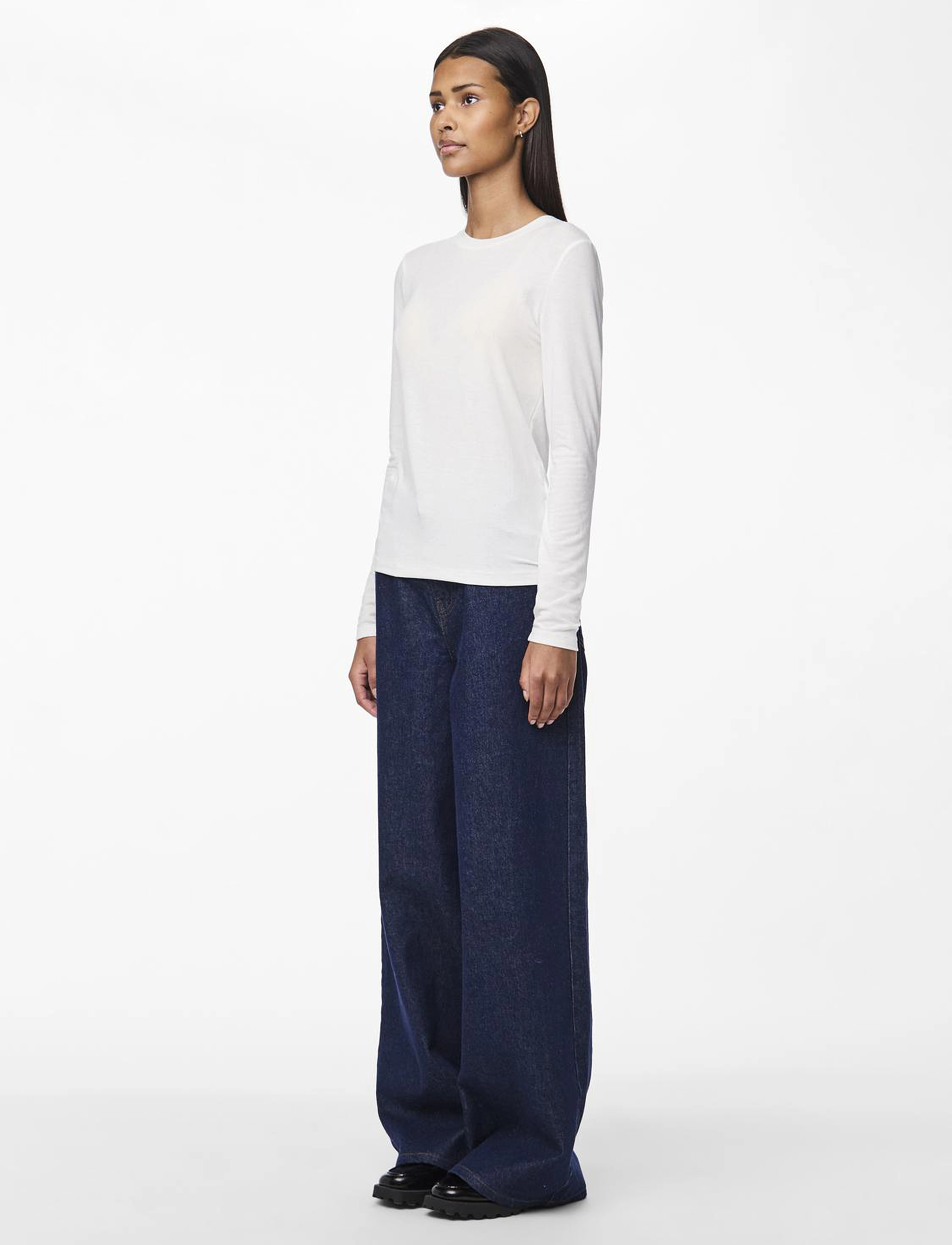 PIECES Pcmaria Ls Top Jrs Noos Bc långärmade t-shirt dam – bild 5