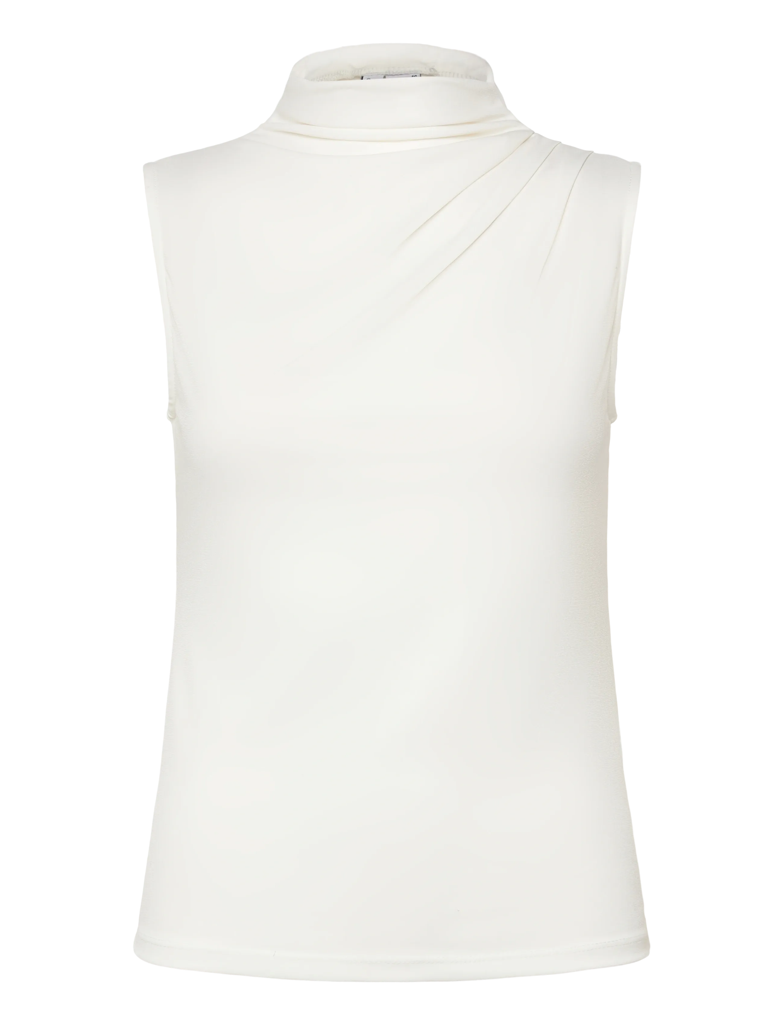 Pieces PCMADISON SL DRAPED TOP JRS NOOS BC - Kampaania - CLOUD DANCER / white