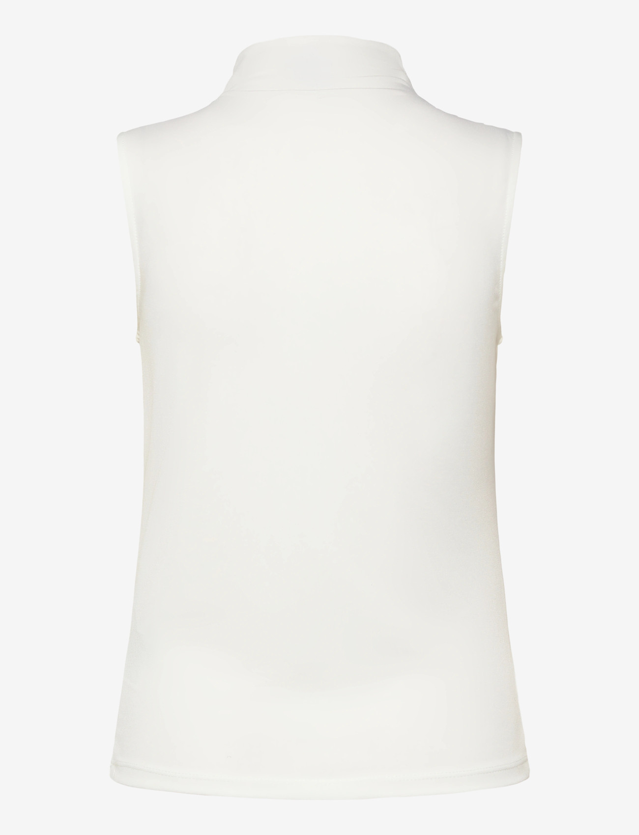 Pieces - PCMADISON SL DRAPED TOP JRS NOOS BC - sleeveless blouses - cloud dancer - 2