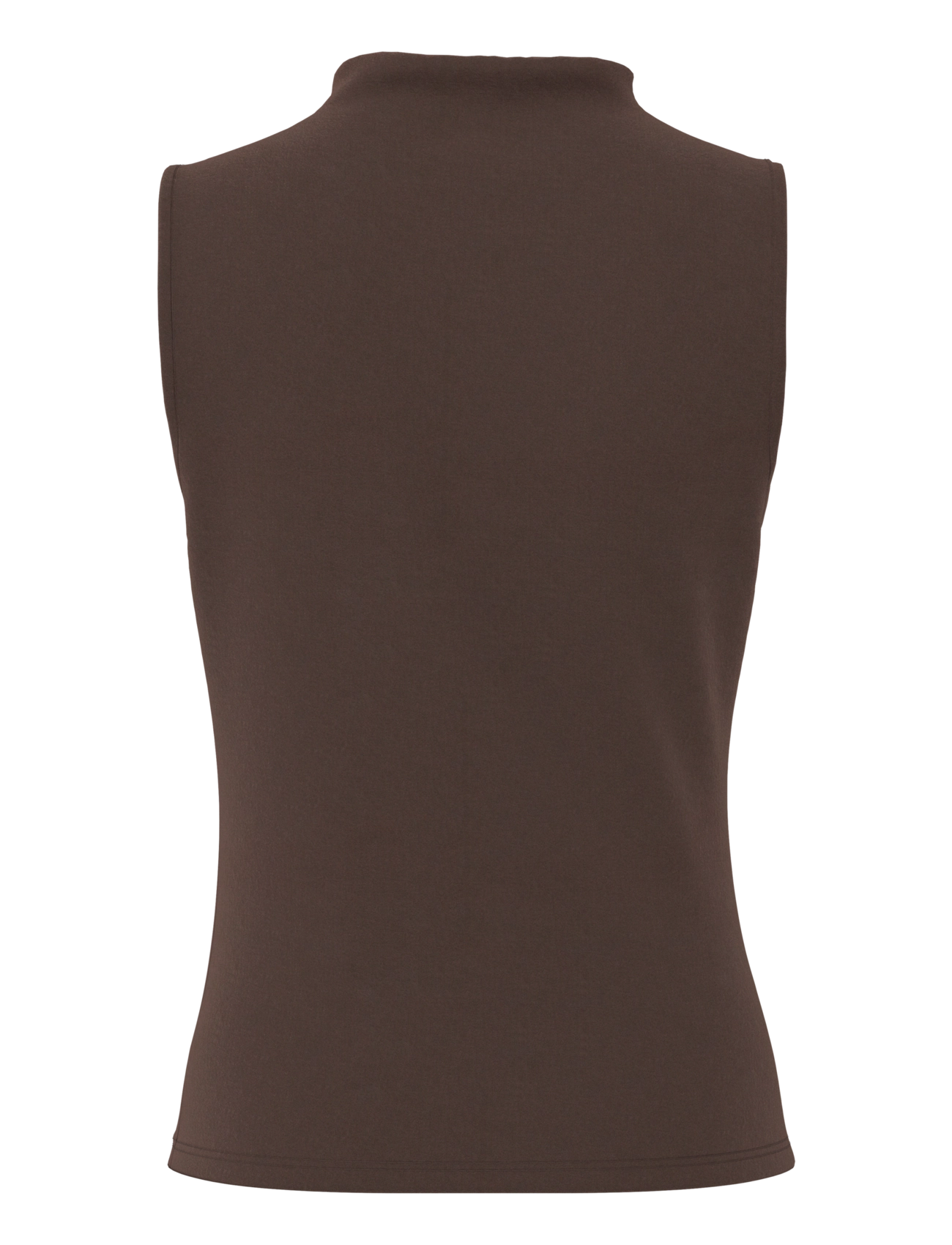 Pieces - PCMADISON SL DRAPED TOP JRS NOOS BC - madalaimad hinnad - hot fudge - 2