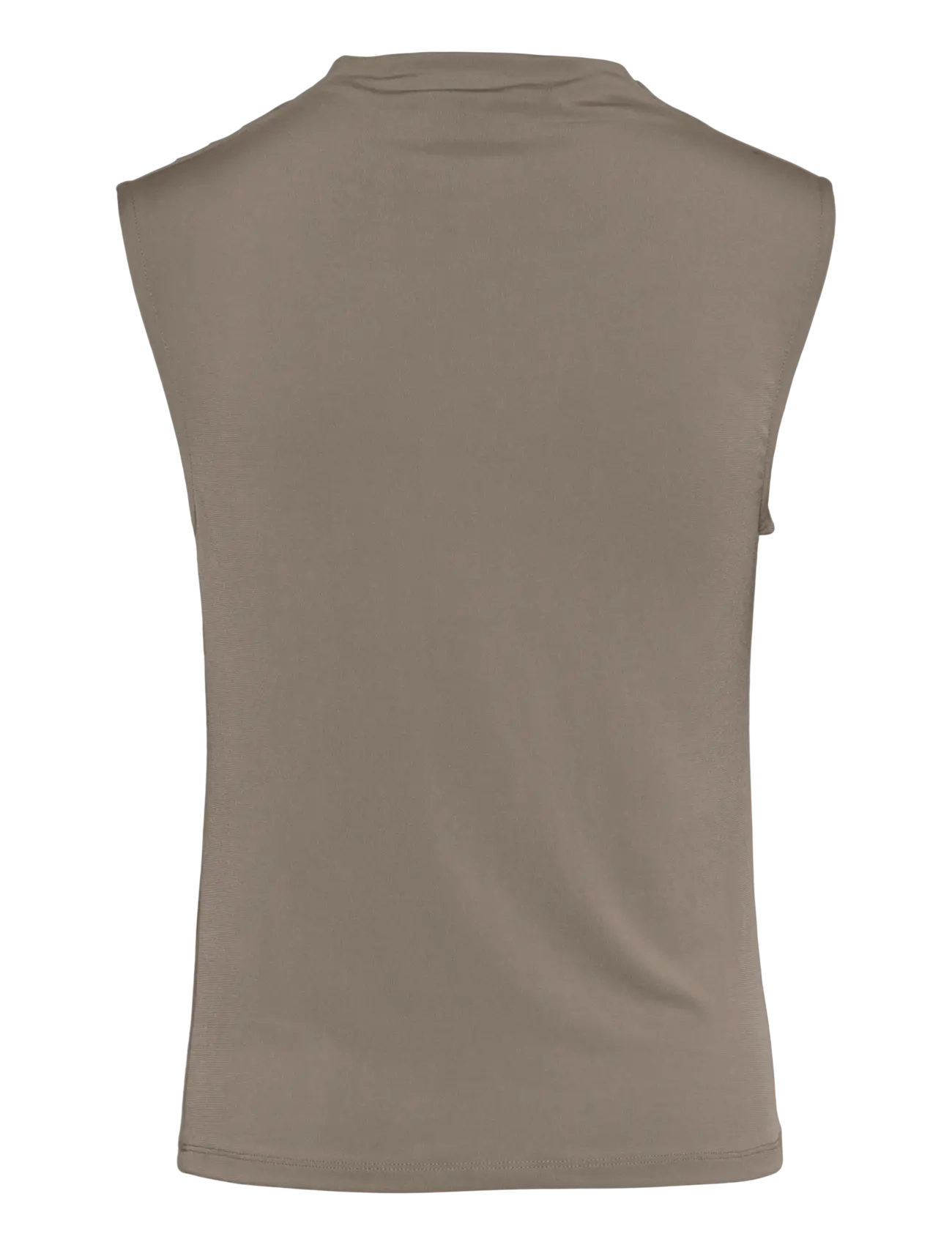 Pieces - PCMADISON SL DRAPED TOP JRS NOOS BC - Ærmeløse bluser - taupe gray - 2