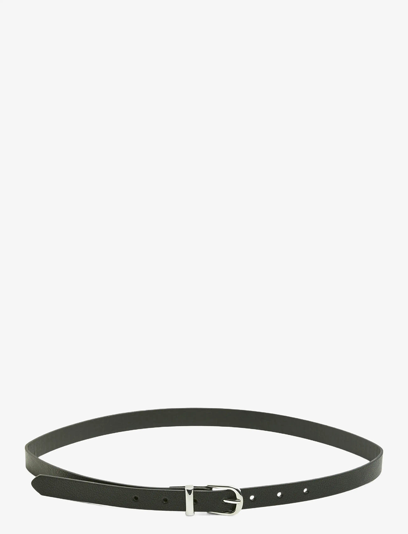 Pieces - PCMYRA SLIM BELT NOOS WB PU - casual belts - black - 1