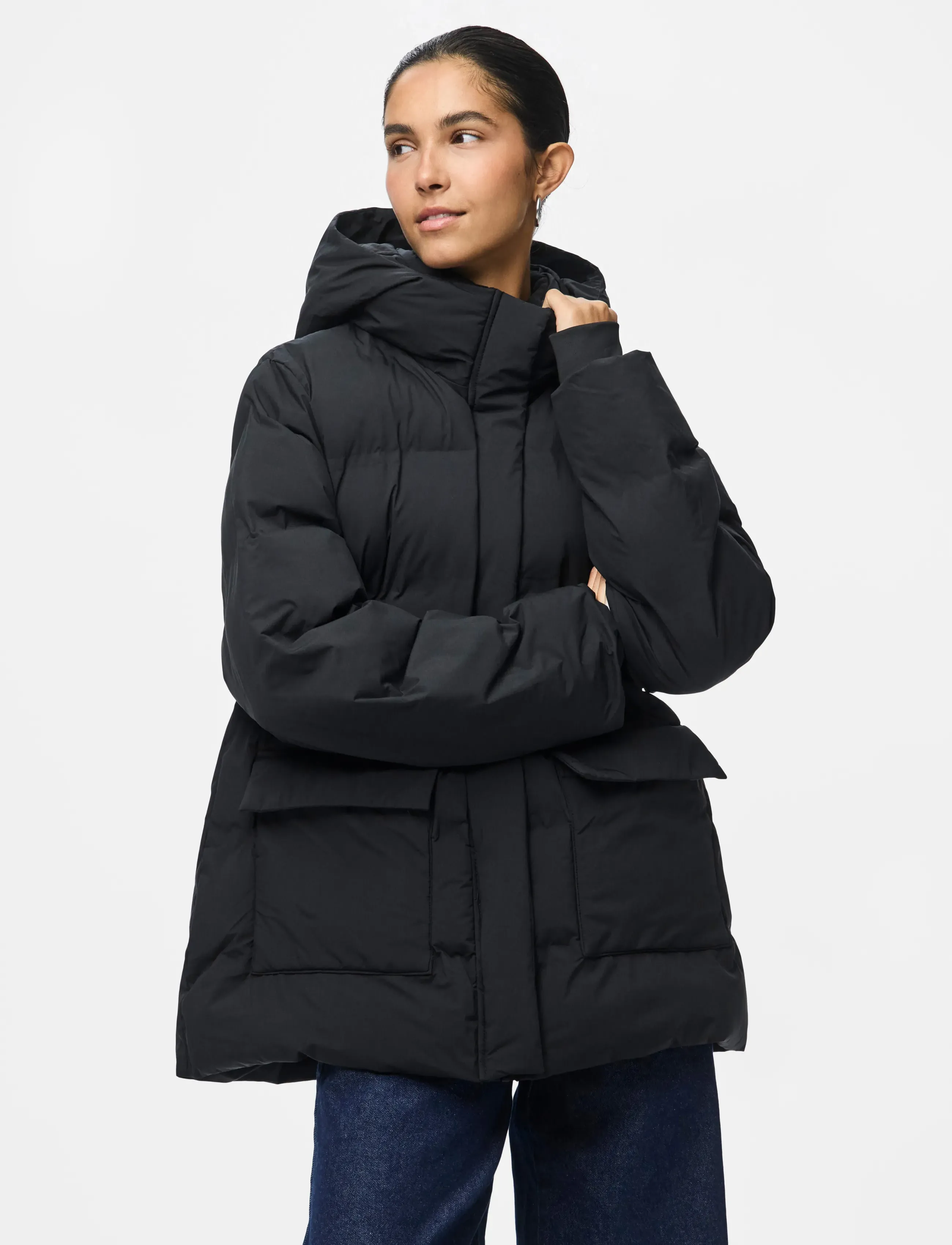 Pieces PCNORMA PUFFER JACKET NOOS BC - Kläder - BLACK / black