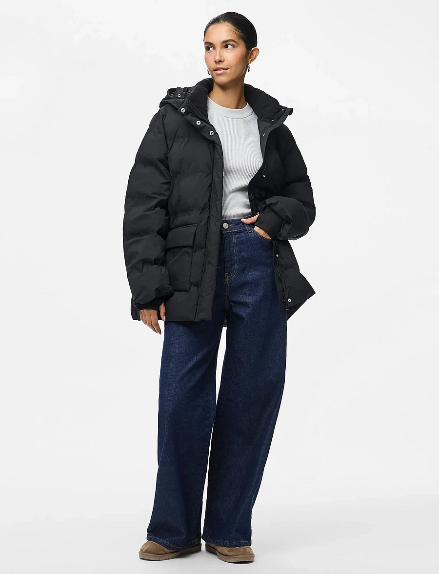 Pieces - PCNORMA PUFFER JACKET NOOS BC - vinterjackor - black - 4