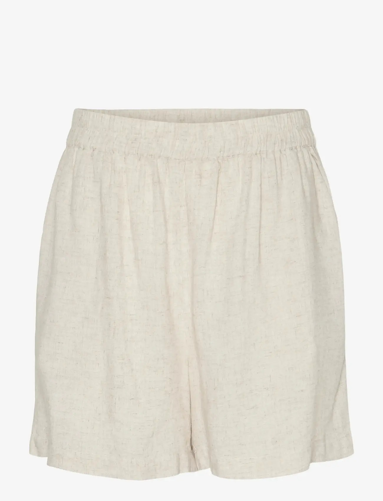 Pieces - PCPIA MW SHORTS WVN NOOS - leinen-shorts - birch - 1