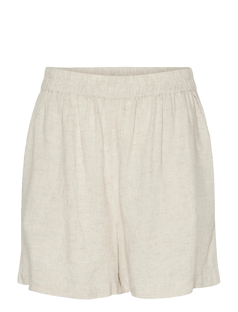 Pieces - PCPIA MW SHORTS WVN NOOS - leinen-shorts - birch - 1