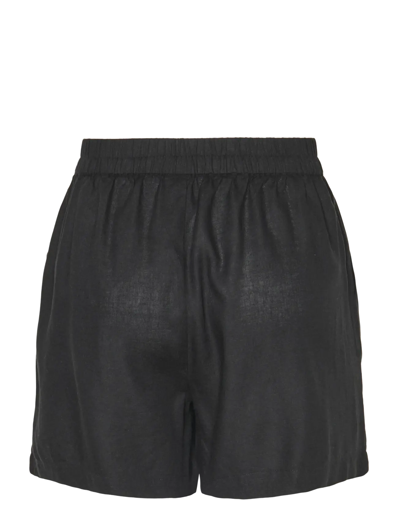 Pieces - PCPIA MW SHORTS WVN NOOS - linen shorts - black - 2