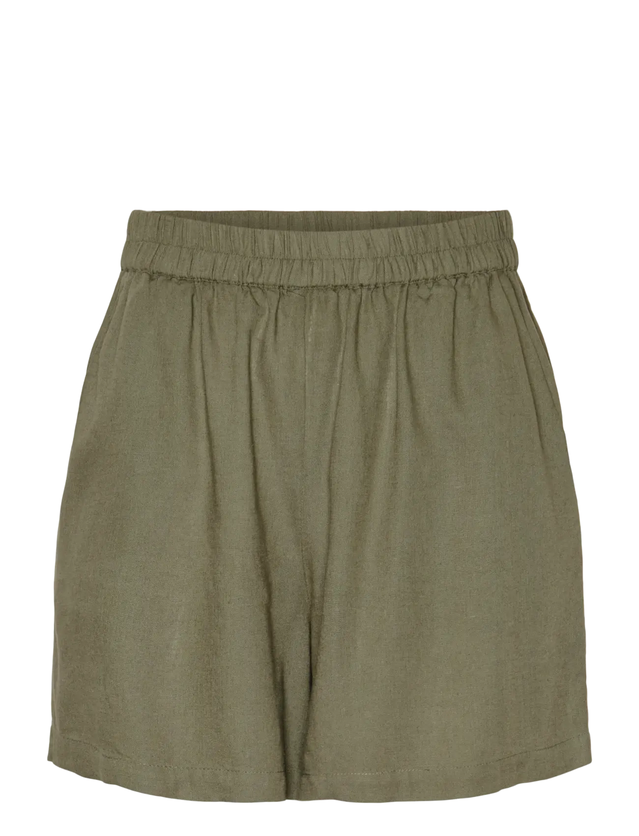 Pieces PCPIA MW SHORTS WVN NOOS - Tøj - DEEP LICHEN GREEN / green