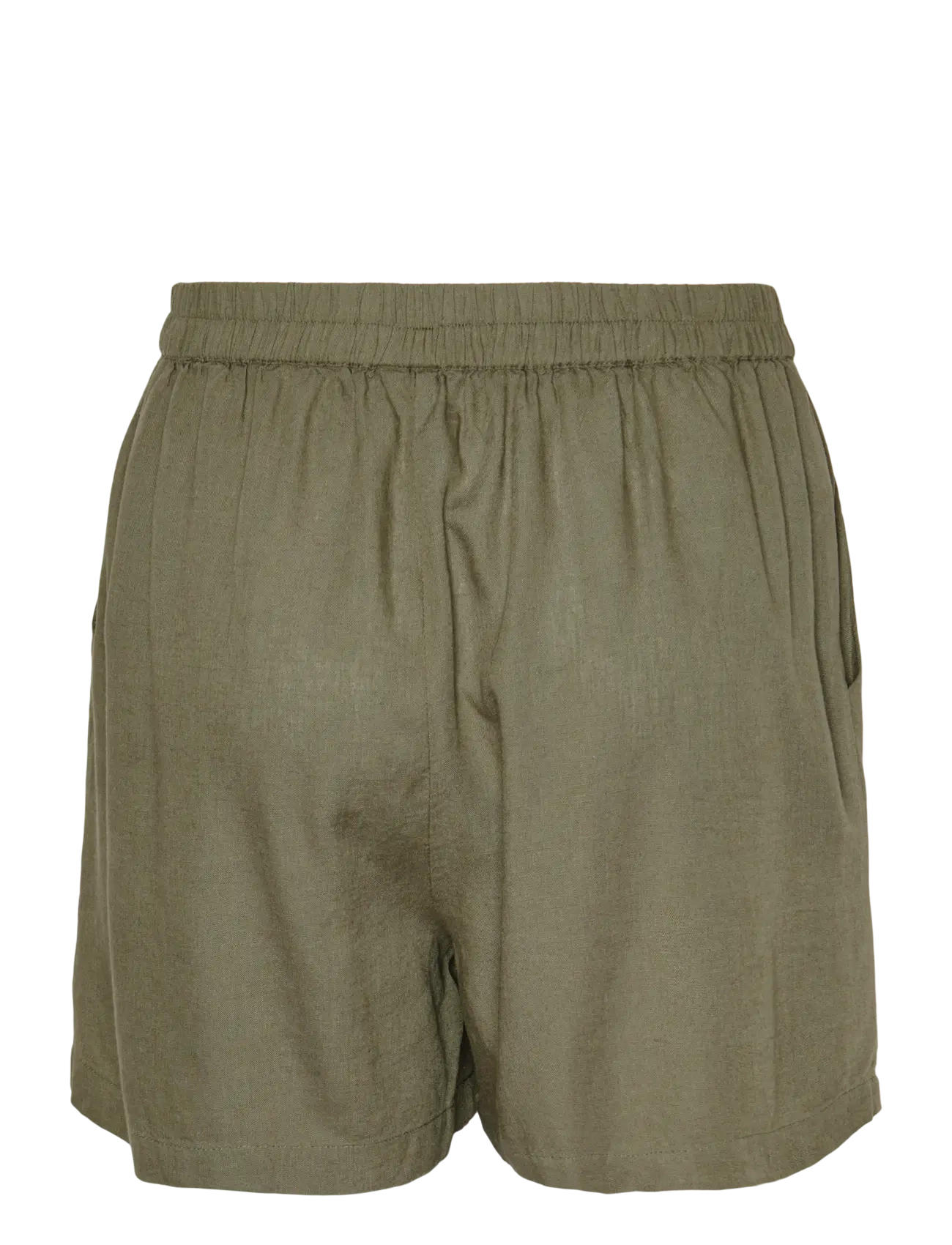 Pieces - PCPIA MW SHORTS WVN NOOS - leinen-shorts - deep lichen green - 2