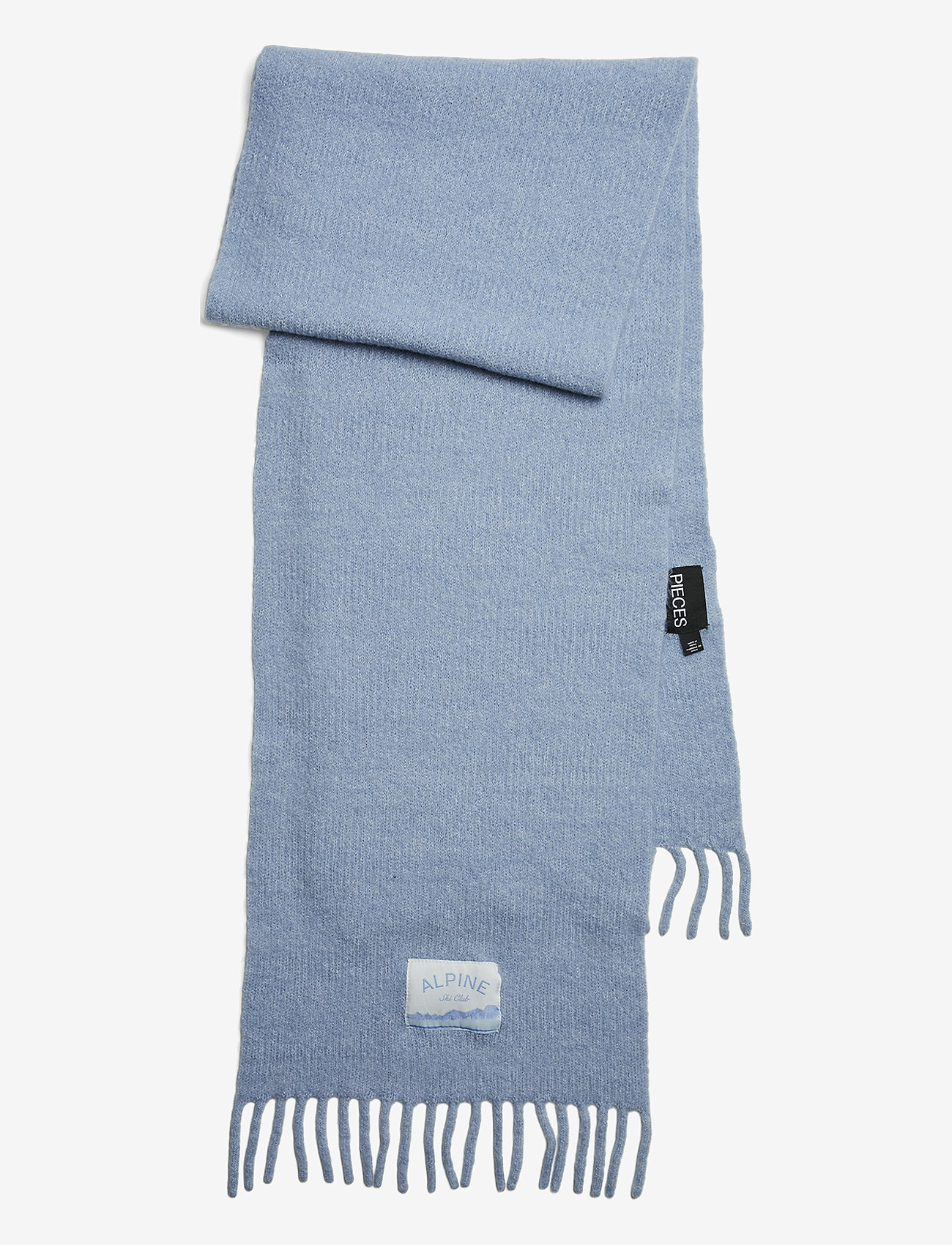 Pieces - PCNEBRASKA LONG KNIT SCARF BC - winterschals - soft chambray - 0