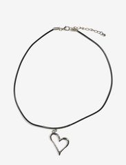 Pieces - PCJINA NECKLACE D2D - pendant necklaces - black - 0