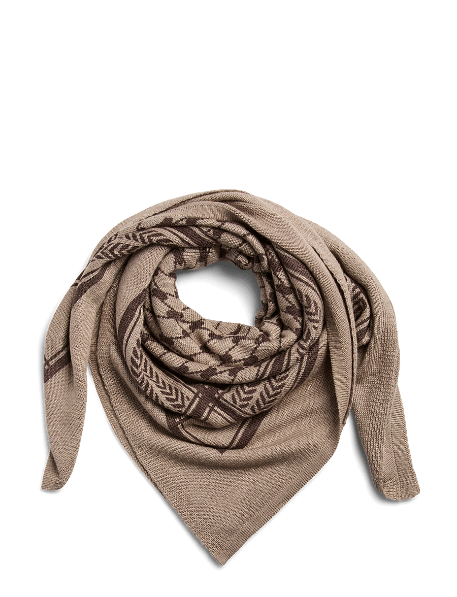 Pieces - PCNOVIS SMALL SQUARE SCARF NOOS - alltags-style - greige - 1