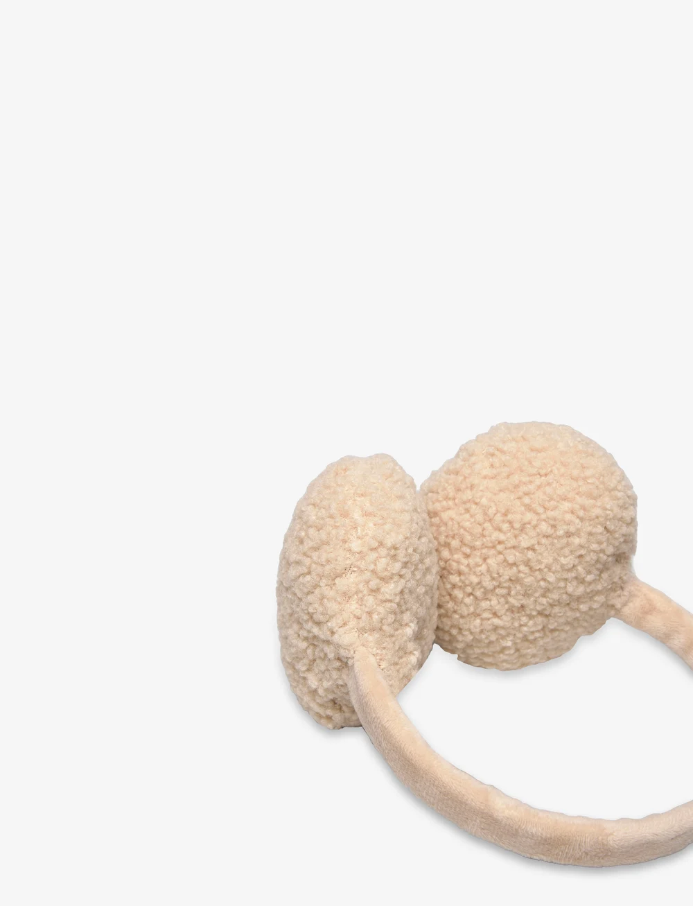 Pieces - PCNETTY TEDDY EARMUFFS BC - stirnbänder - white pepper - 1