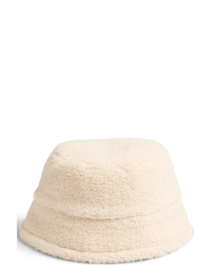 Pieces - PCNETTY TEDDY BUCKET HAT BC - bucket hats - white pepper - 1