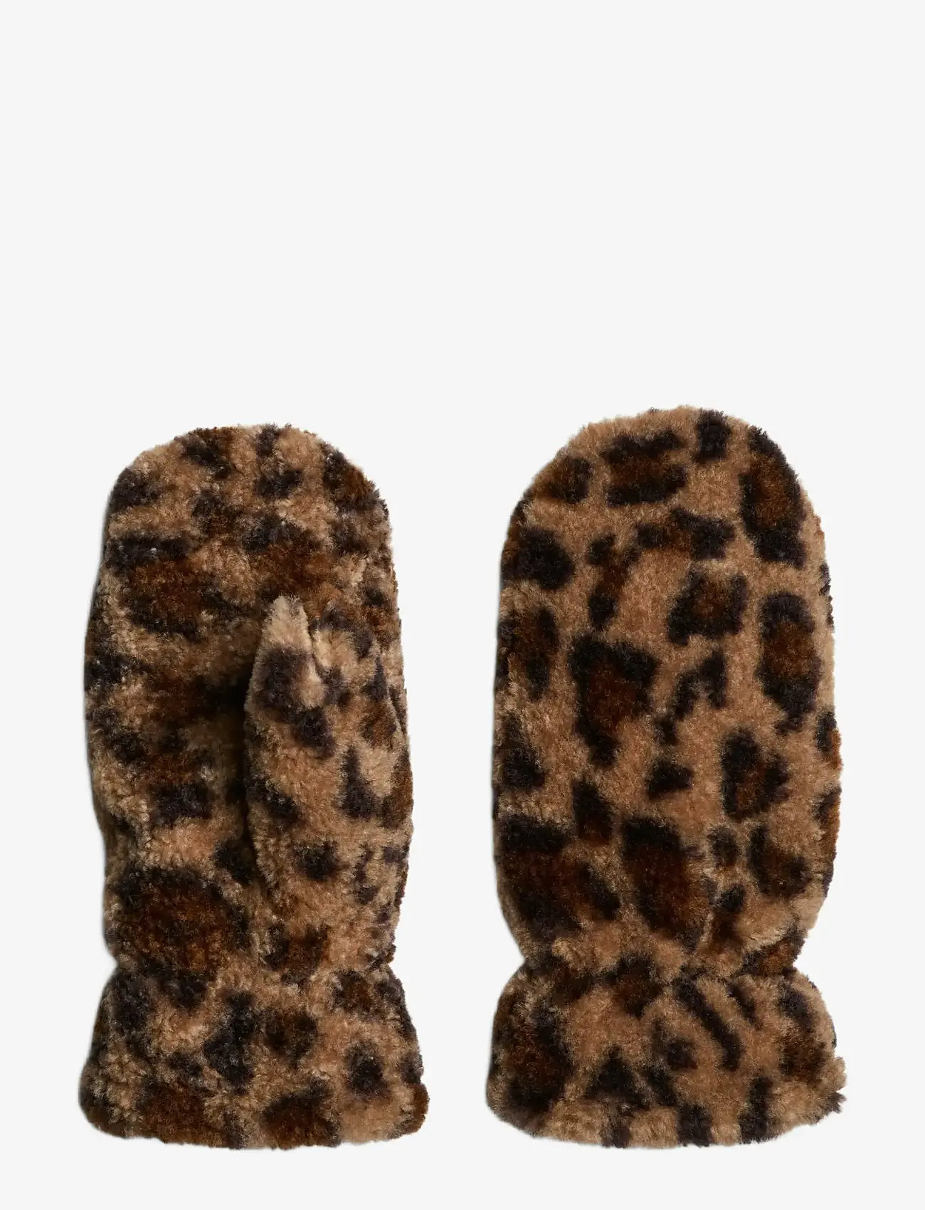 Pieces - PCNETTY TEDDY MITTENS BC - fäustlinge - toasted coconut - 1