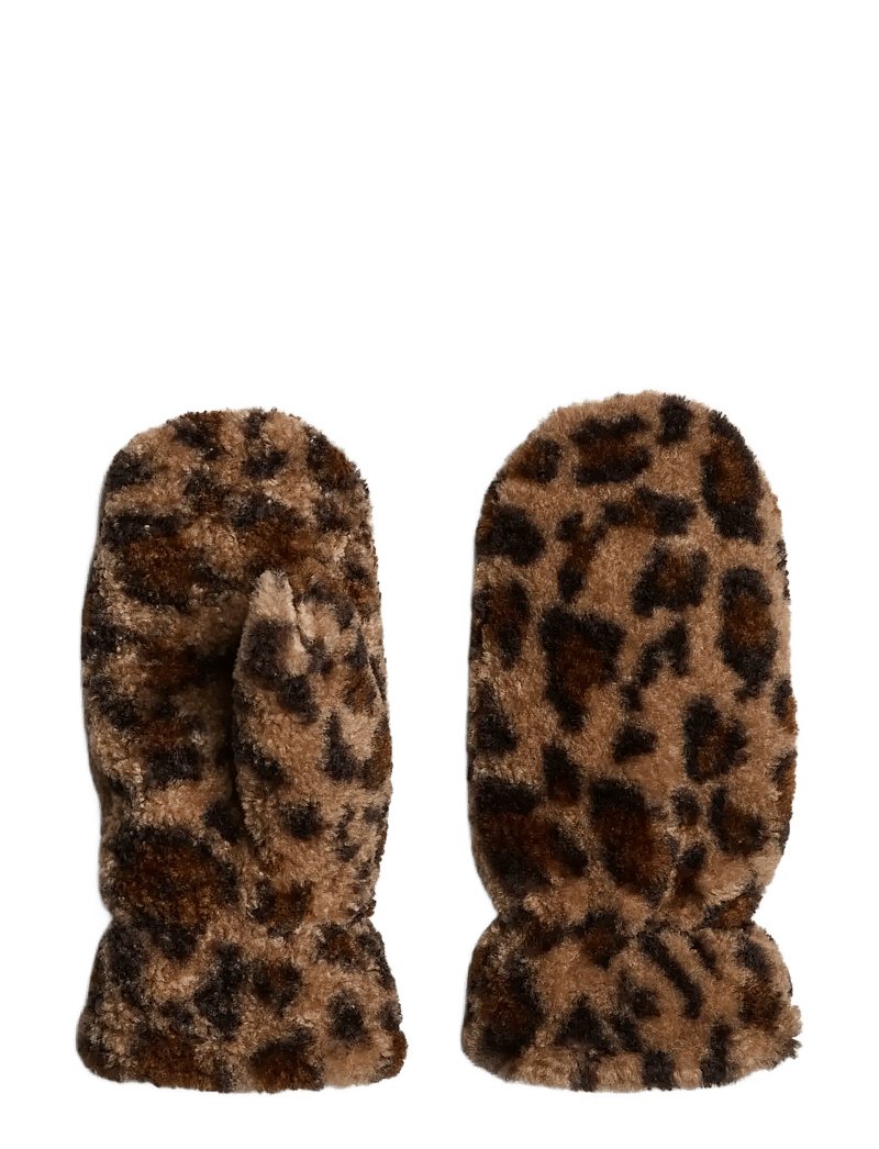 Pieces - PCNETTY TEDDY MITTENS BC - fäustlinge - toasted coconut - 1