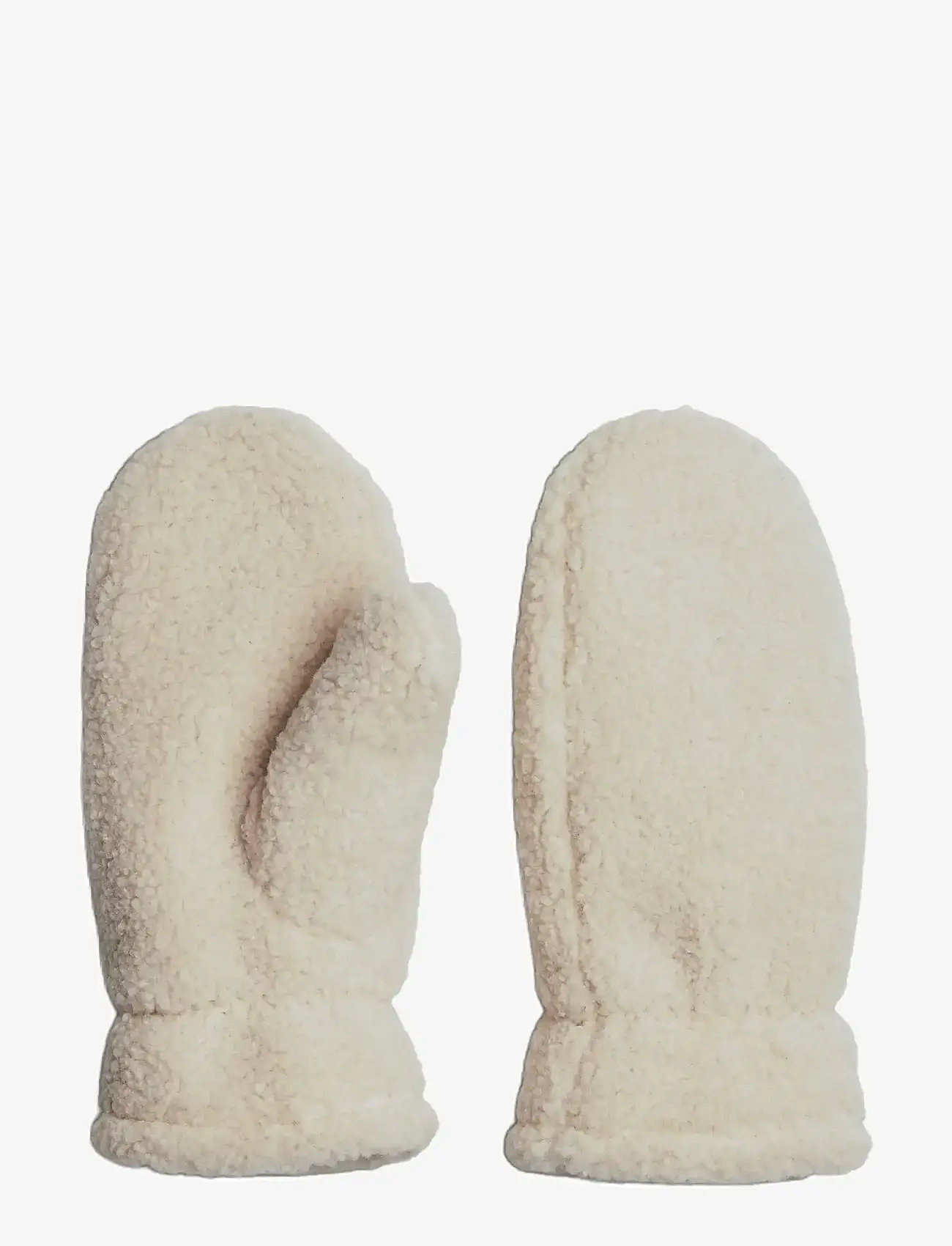 Pieces - PCNETTY TEDDY MITTENS BC - accessories - white pepper - 0