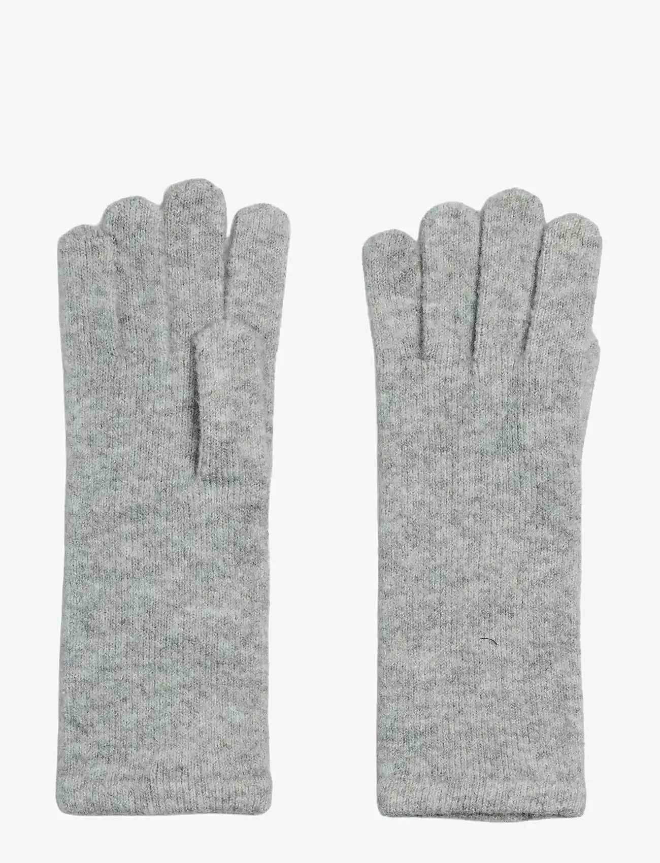 Pieces - PCFORTUNA LONG GLOVES BC - fingerhansker - medium grey melange - 0