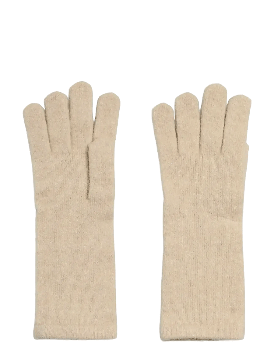 Pieces - PCFORTUNA LONG GLOVES BC - fingerhandschuhe - white pepper - 0