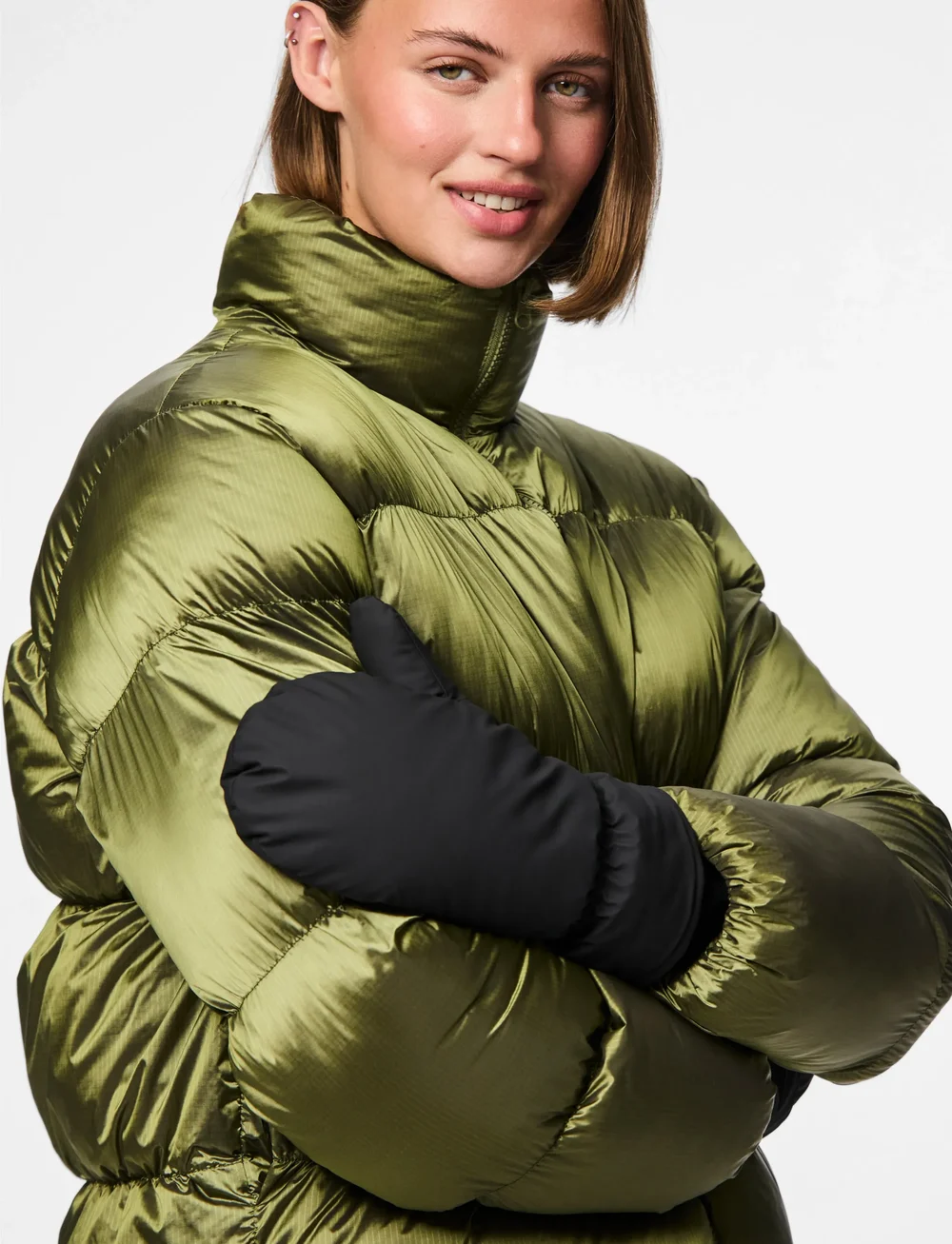 Pieces - PCNIKKA MITTENS NOOS BC - luffer - black - 0