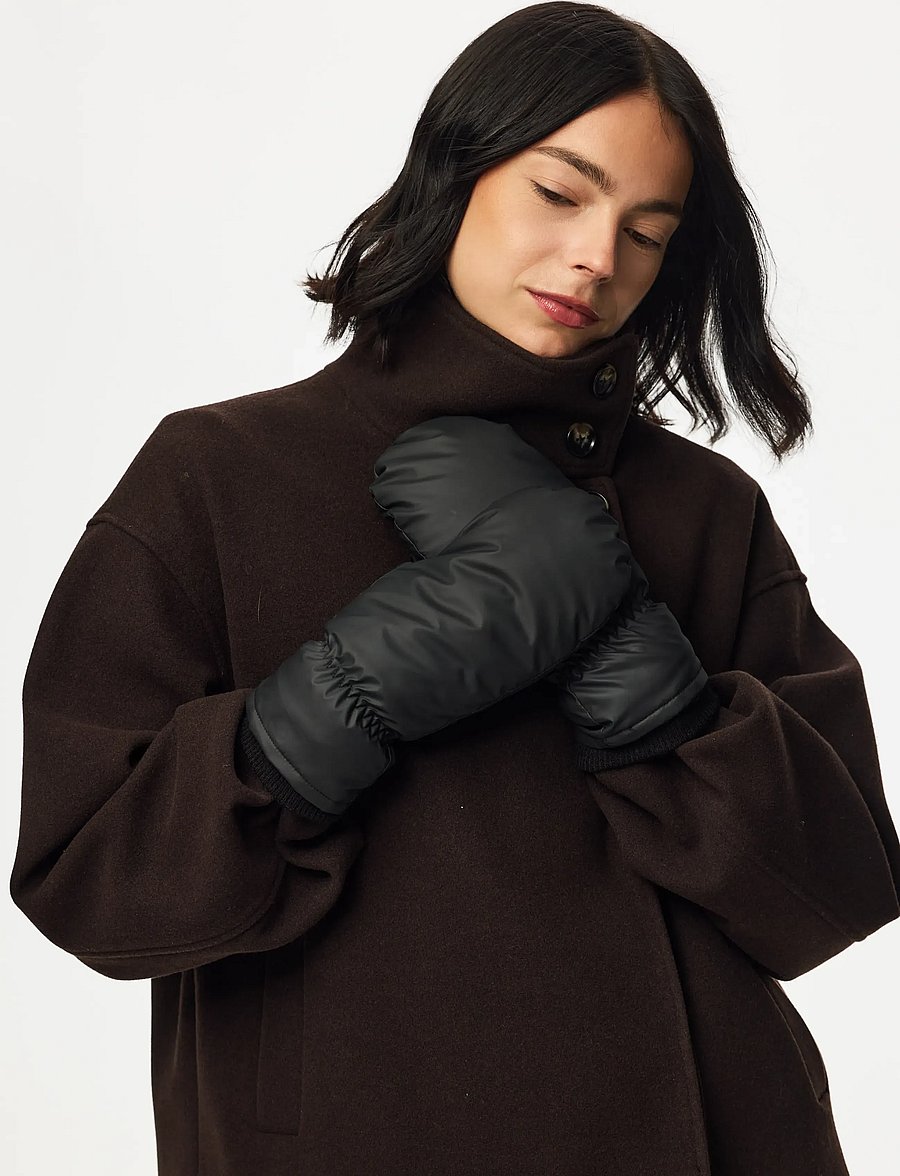 Pieces - PCNIKKA MITTENS NOOS BC - labakindad - black - 2