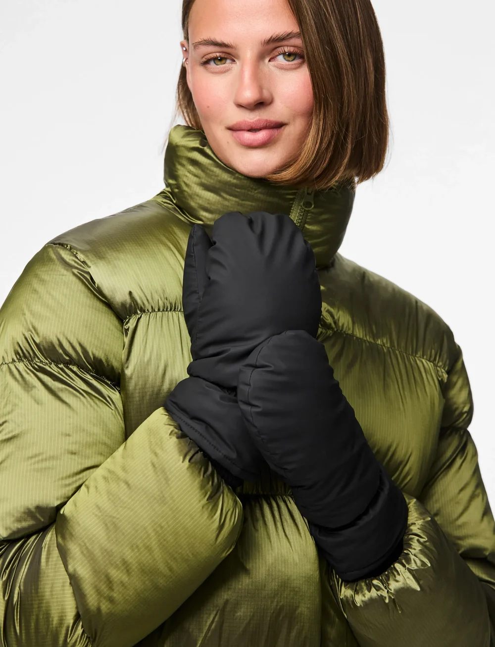 Pieces - PCNIKKA MITTENS NOOS BC - luffer - black - 2