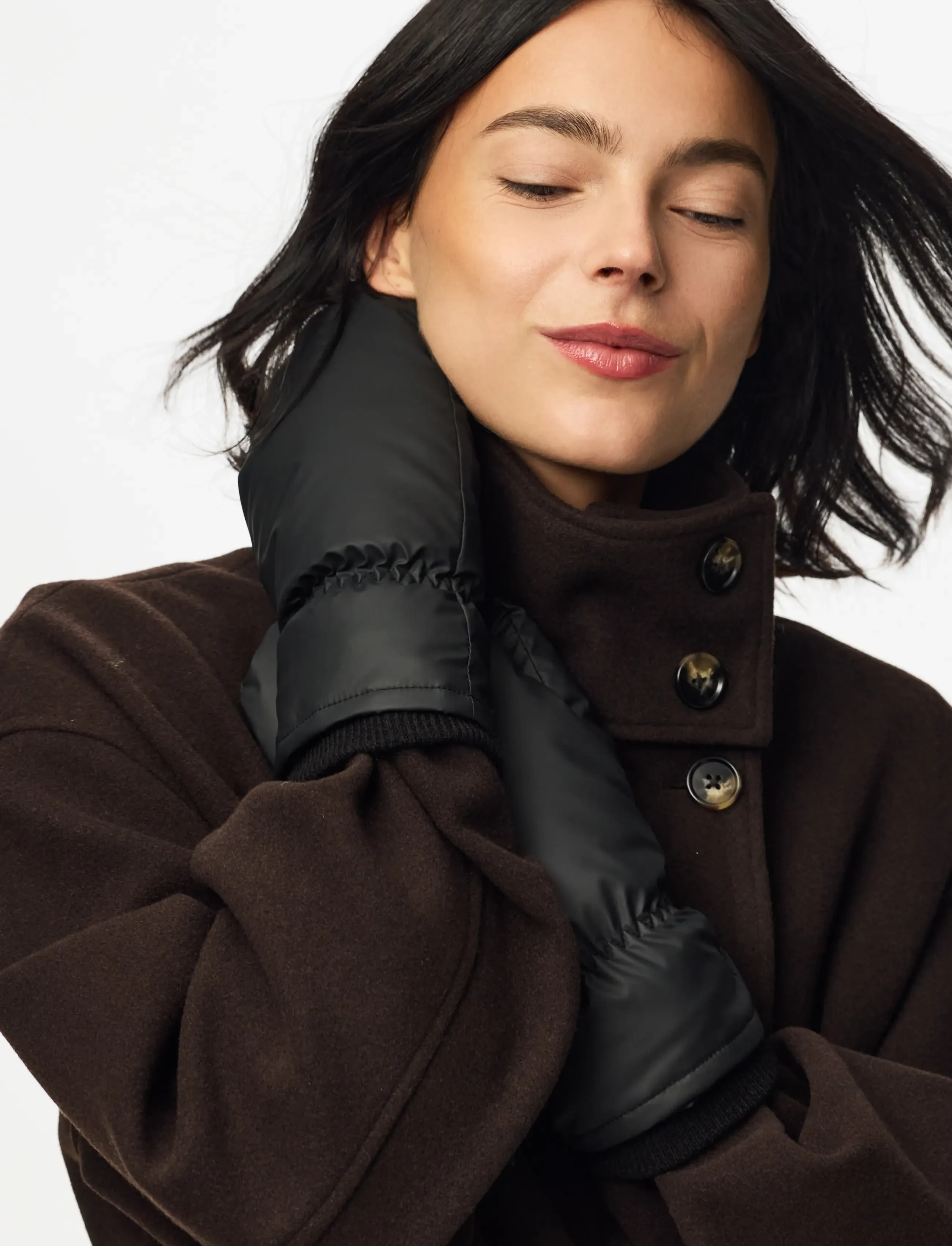 Pieces - PCNIKKA MITTENS NOOS BC - labakindad - black - 3