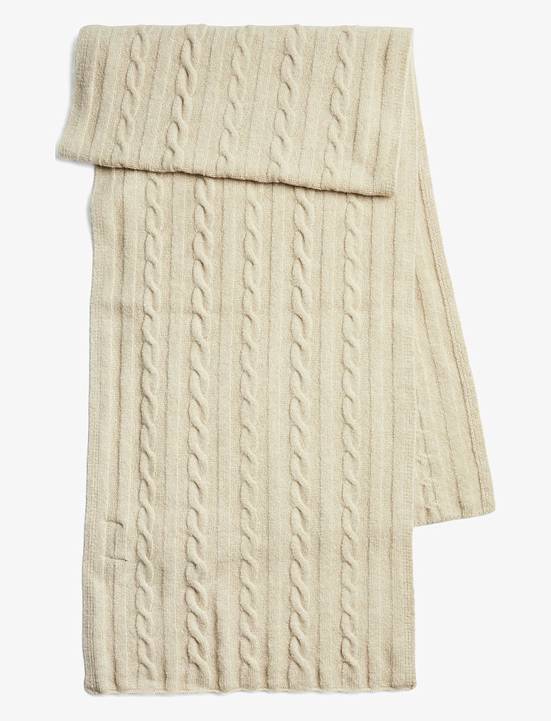 Pieces - PCNOLLIE KNIT SCARF BC - winterschals - white pepper - 0