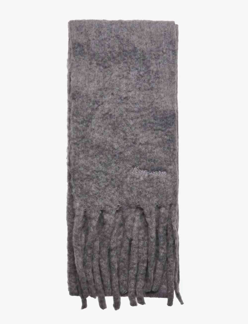 Pieces - PCNILEA LONG SCARF PB BC - szaliki zimowe - light grey melange - 2