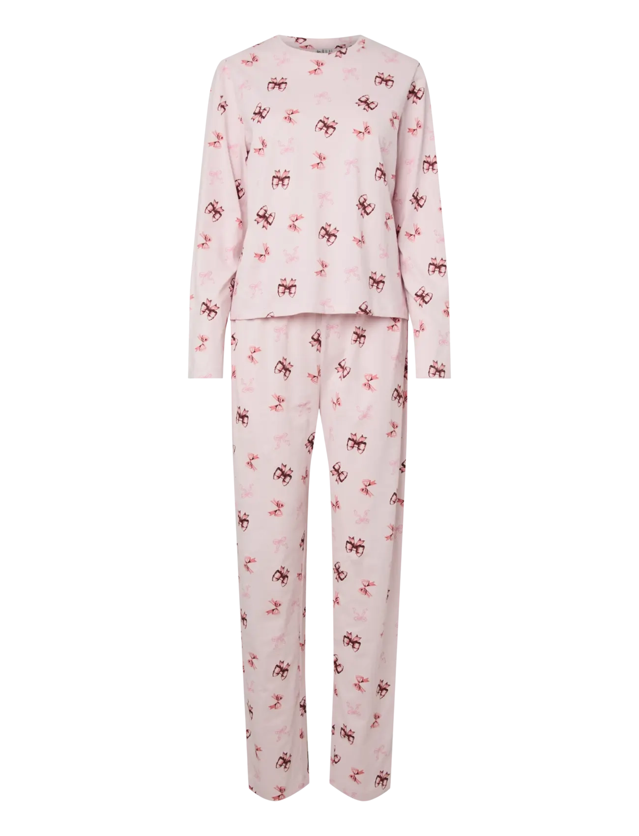 Pieces PCNAYA XMAS LS NIGHTWEAR SET JRS - Pyjamas - LIGHT LILAC / pink/rose
