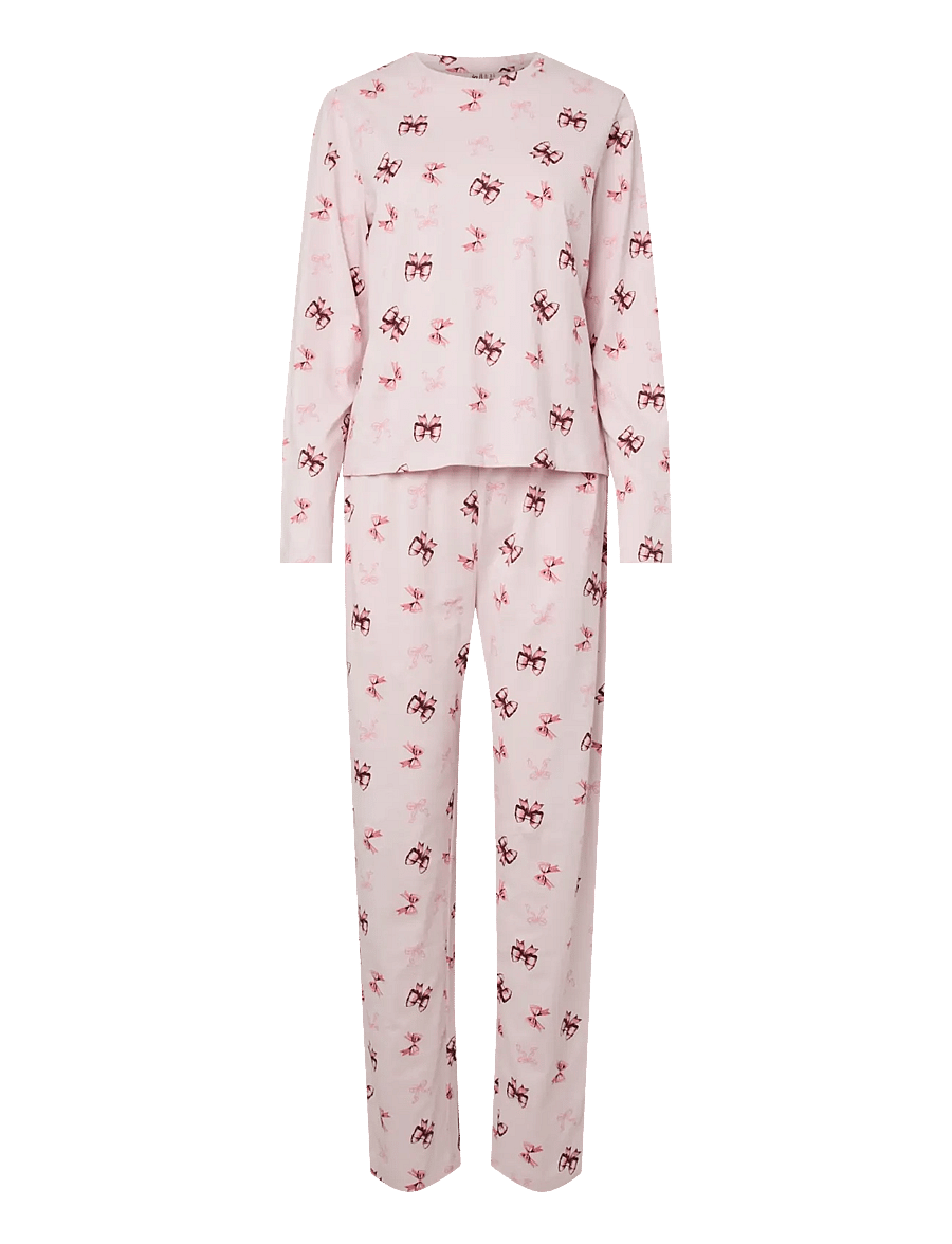 Pieces - PCNAYA XMAS LS NIGHTWEAR SET JRS - pyjamassæt - light lilac - 1