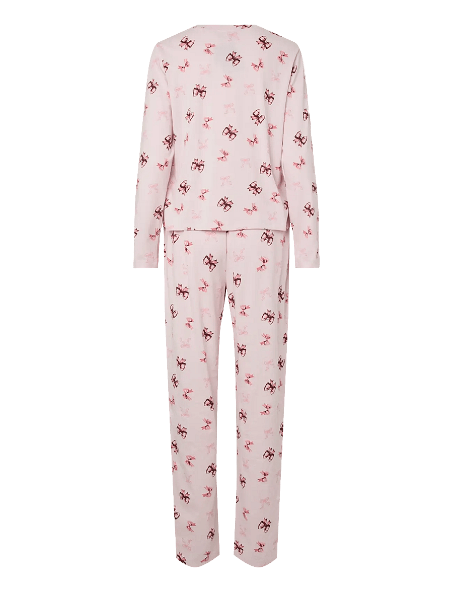 Pieces - PCNAYA XMAS LS NIGHTWEAR SET JRS - pyjamassæt - light lilac - 2