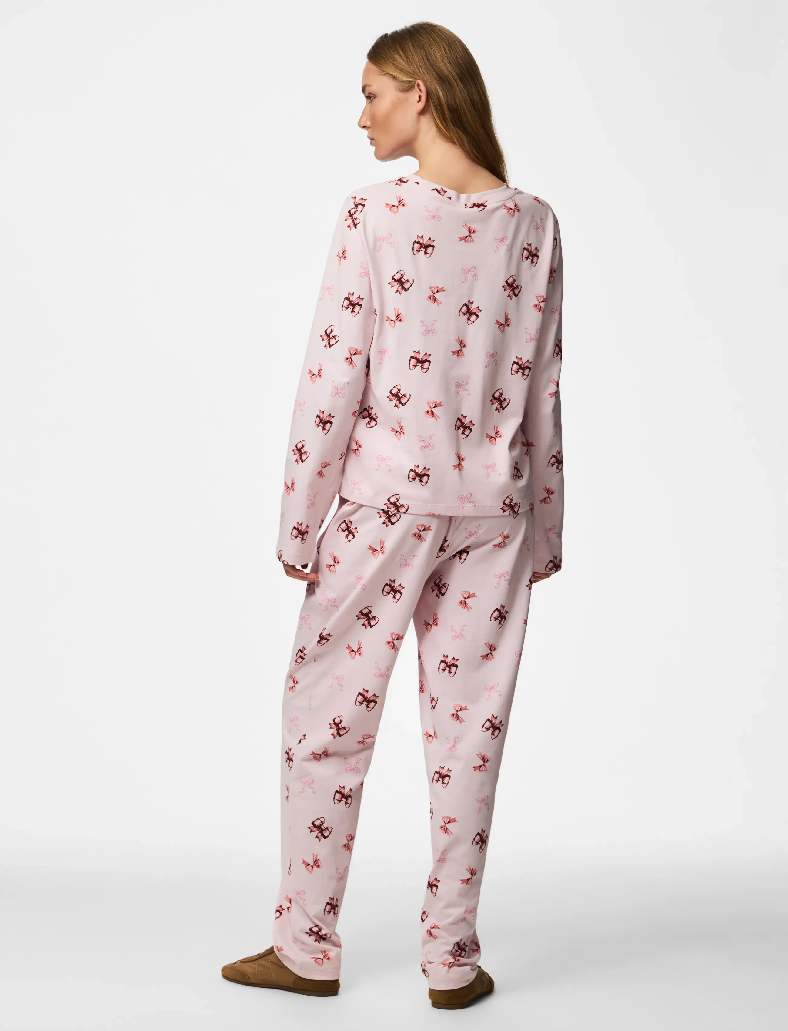 Pieces - PCNAYA XMAS LS NIGHTWEAR SET JRS - pyjamassæt - light lilac - 3
