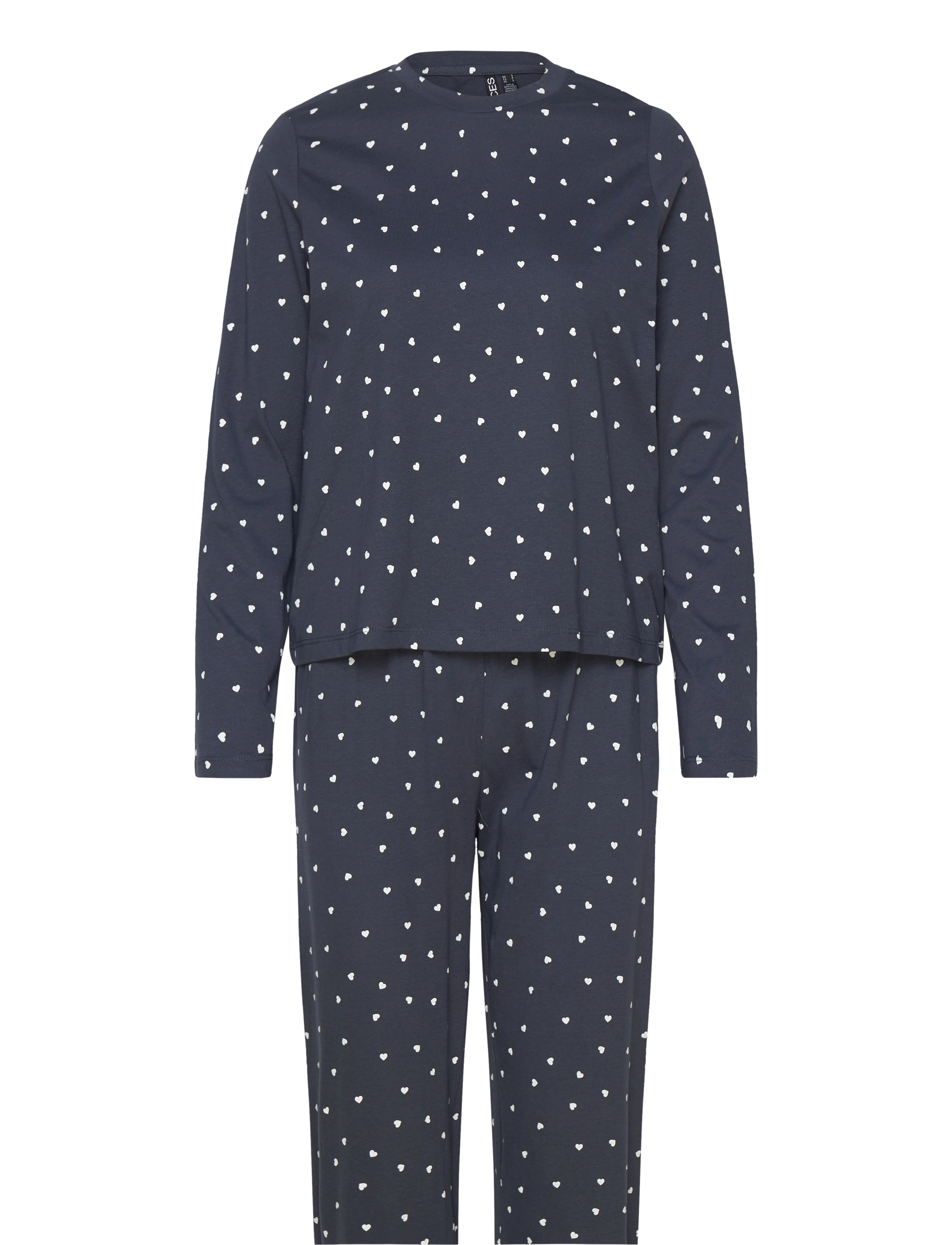 PIECES Pcnaya Xmas Ls Nachtwäsche Set Jrs Navy - S - Kinder