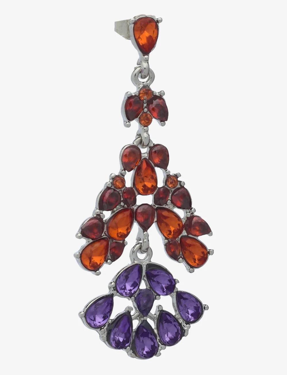 Pieces - PCRIKKA EARRINGS BOX - ohrhänger - silver colour - 0