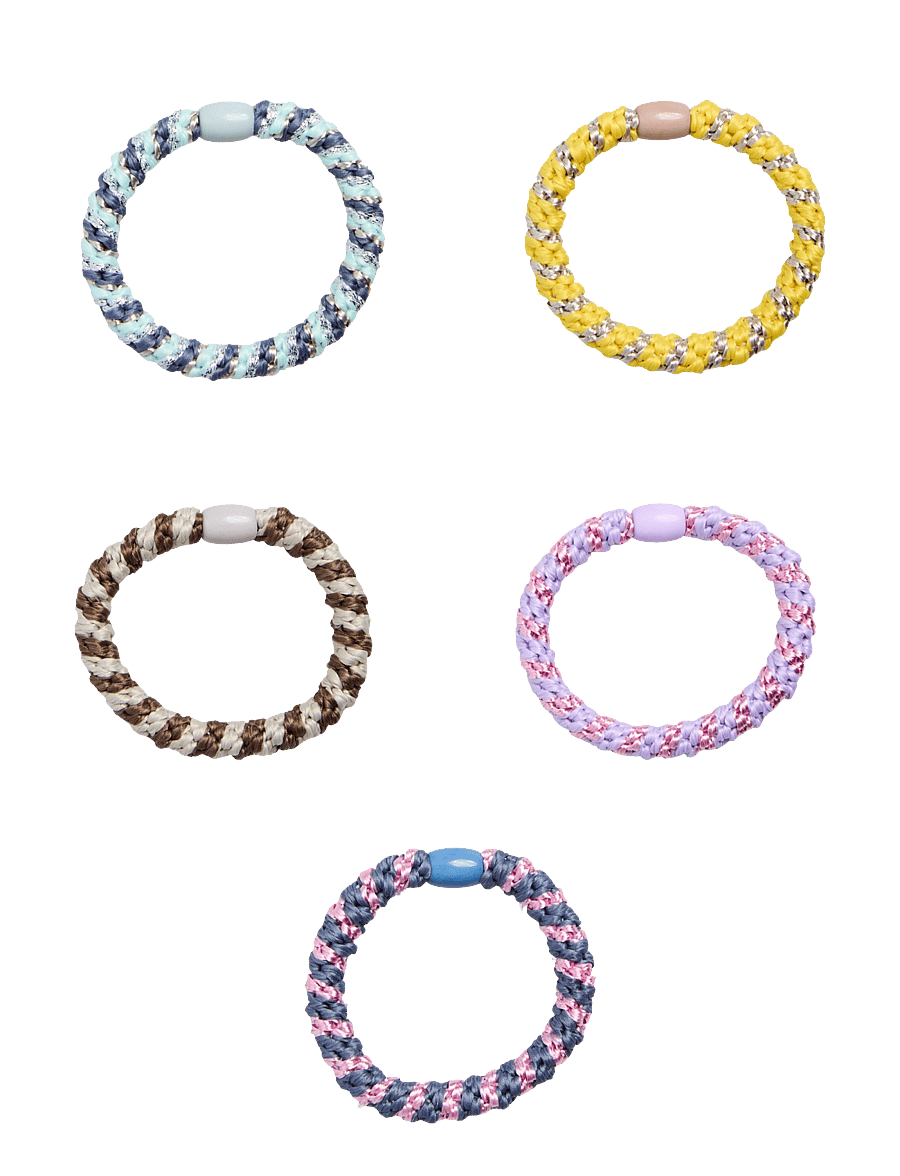 Pieces - PCJASMINA HAIR ELASTIC 5-PACK D2D - juuksepaelad ja -klambrid - light lilac - 0