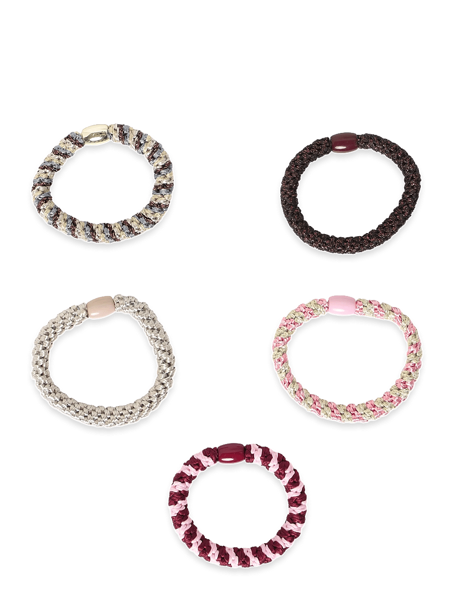 Pieces - PCJASMINA HAIR ELASTIC 5-PACK D2D - hårsnoddar - pirouette - 0