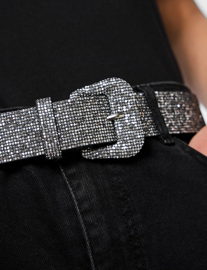 Leather Belt Silver Sequin Belt Leather Belts Bling Corset Belt