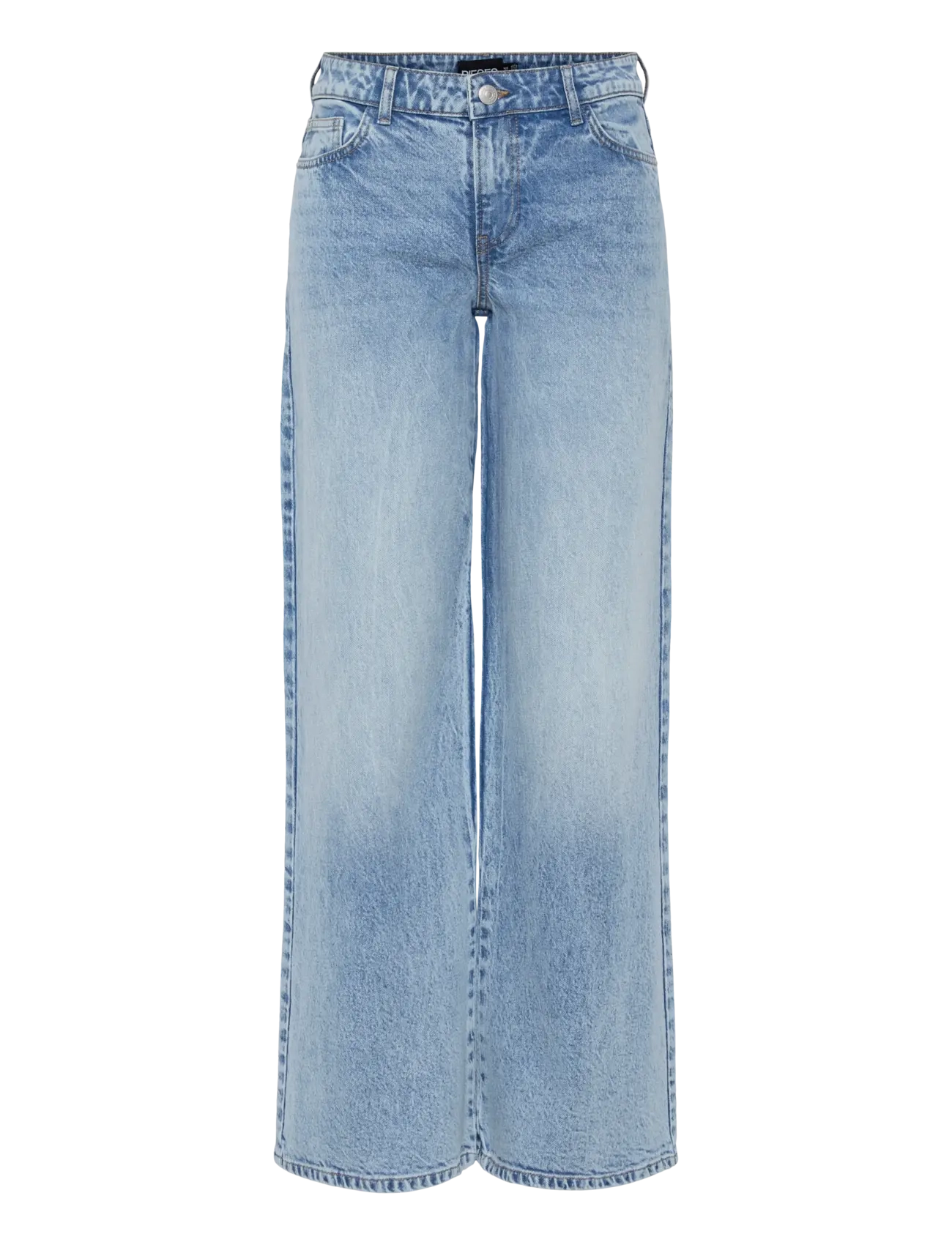 Pieces PCSELMA LW WIDE JEANS LB NOOS BC - Jeans - LIGHT BLUE DENIM / blue