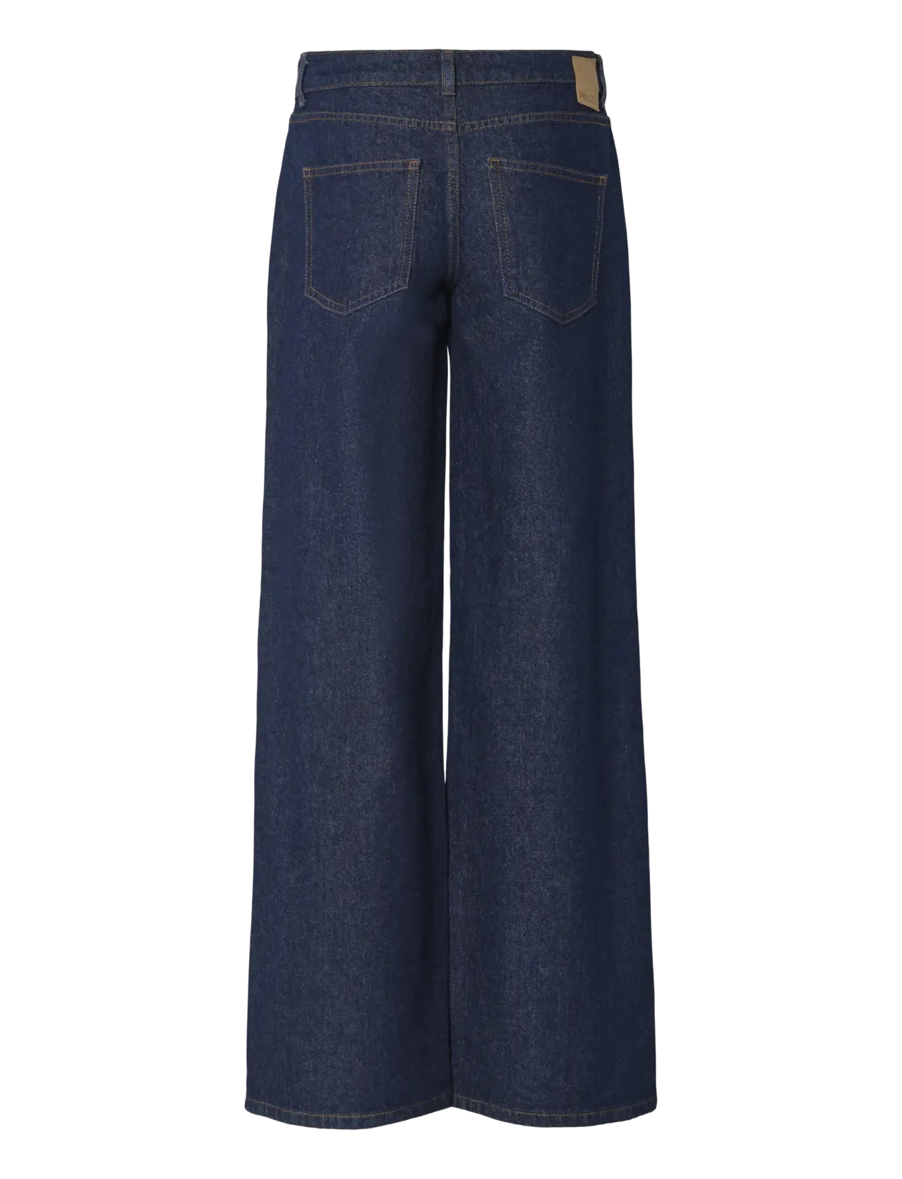 Pieces - PCSELMA LW WIDE JEANS RINSE NOOS BC - brede jeans - dark blue denim - 2