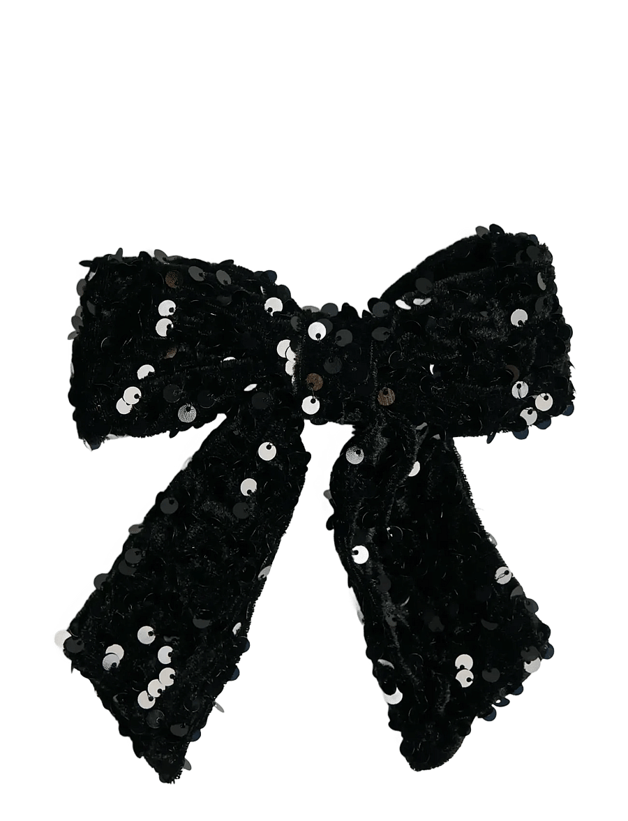 Pieces - PCKAM BOW HAIRCLIP - plaukų segtukai - black - 1