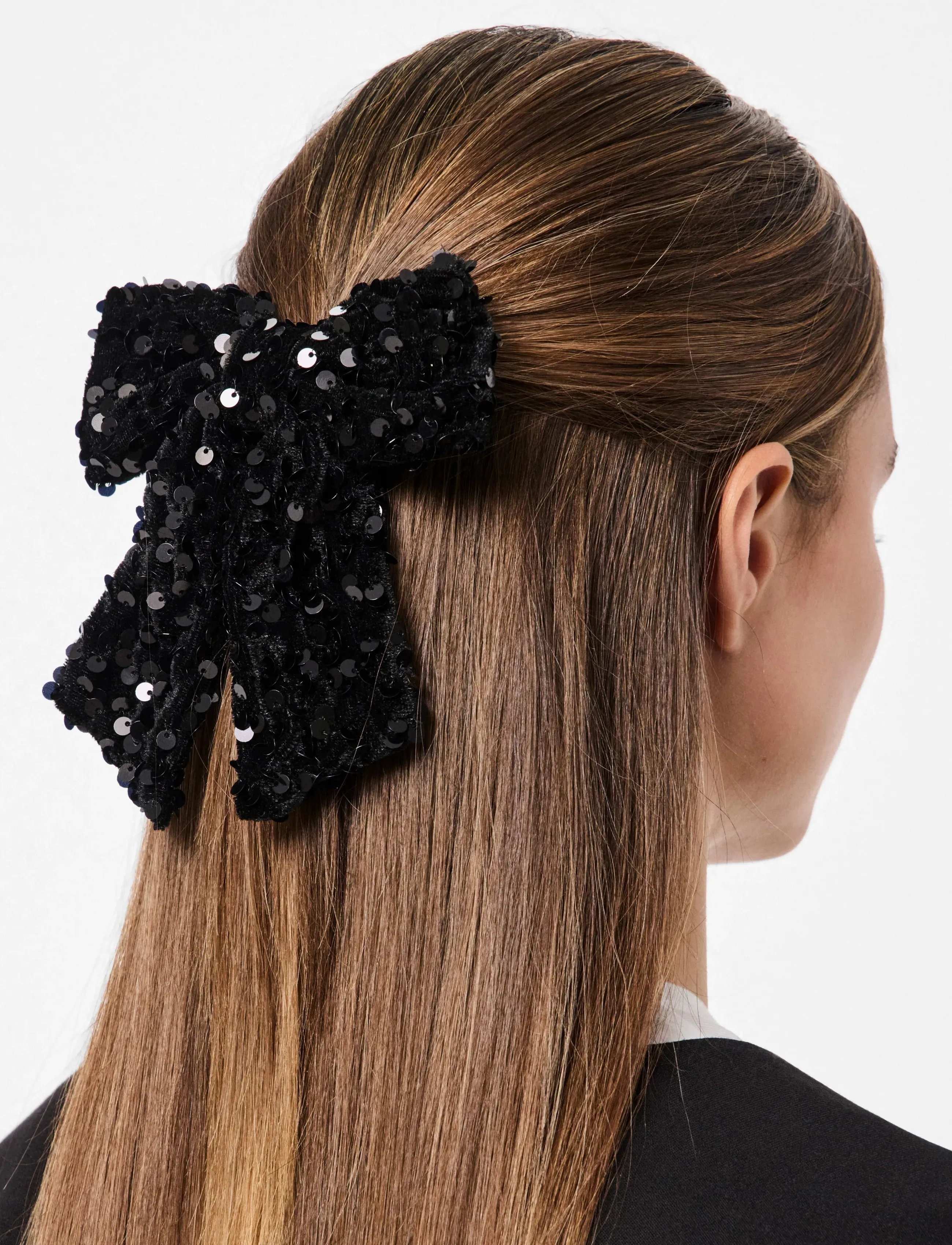 Pieces Pckam Bow Hairclip, One Size, Hair Accessories, Schwarz - Clip, Beauty