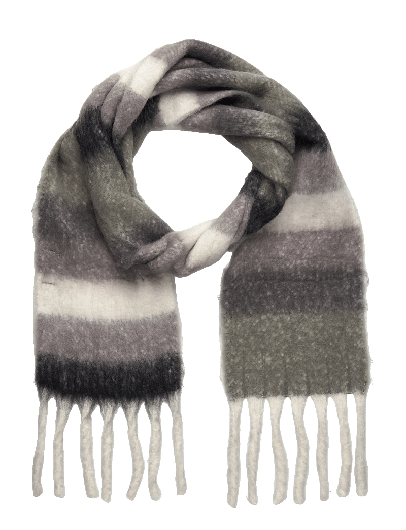 Pieces - PCLULU LONG SCARF PWP BC - halstørklæder - december sky - 0