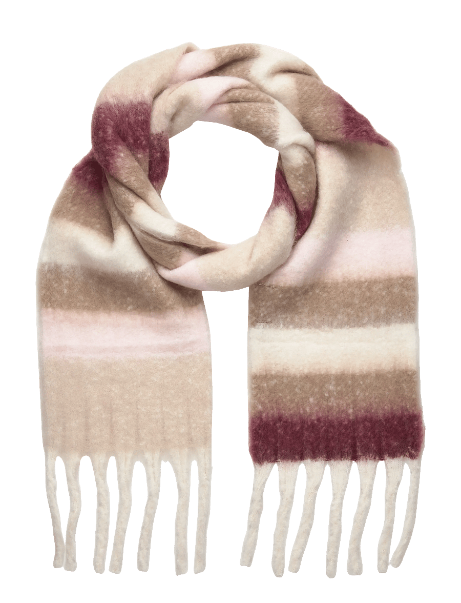 Pieces - PCLULU LONG SCARF PWP BC - winterschals - tawny port - 0