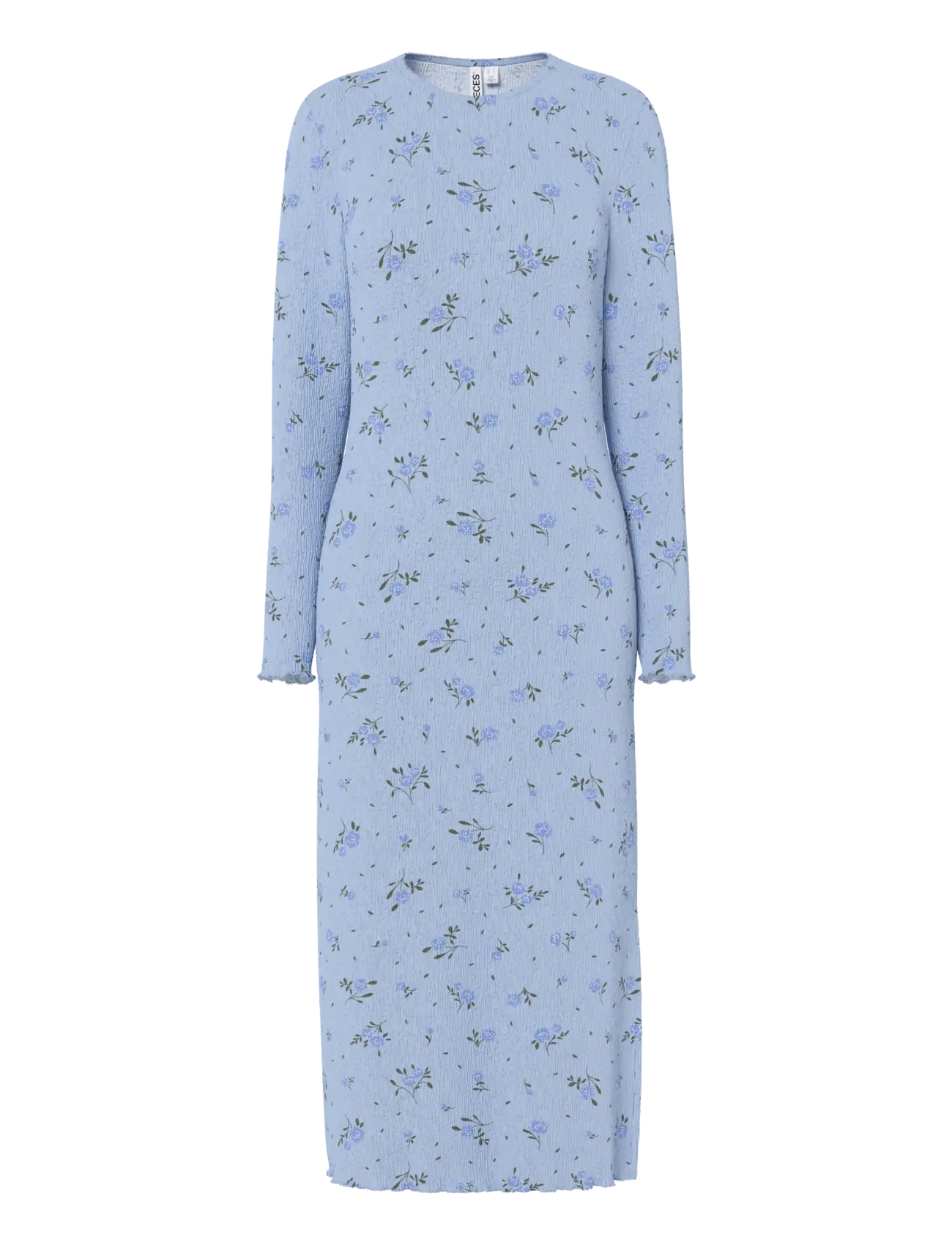 Pieces PCFLORA LS MIDI DRESS JRS NOOS BC - Pieces - CASHMERE BLUE / blue