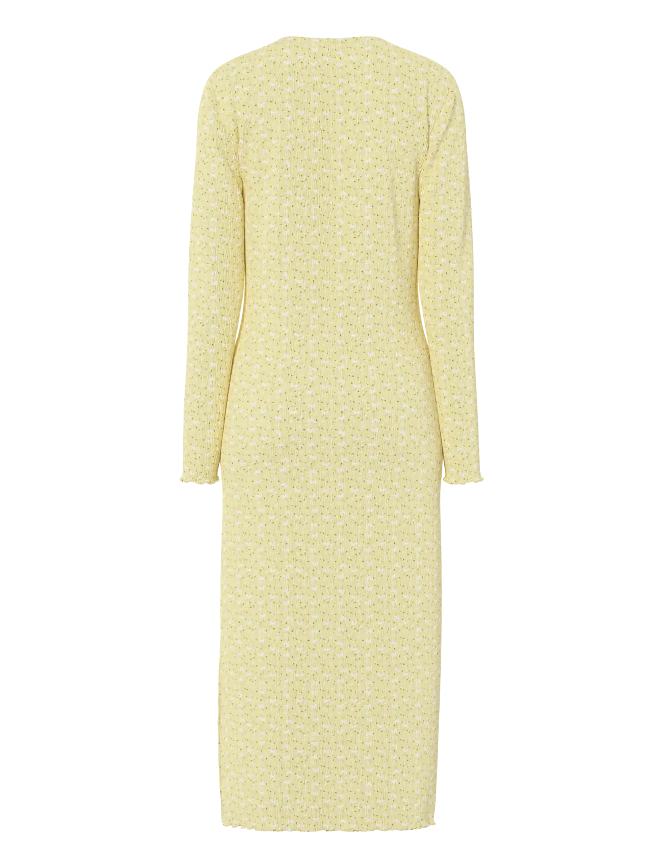 Pieces - PCFLORA LS MIDI DRESS JRS NOOS BC - midikleider - french vanilla - 2