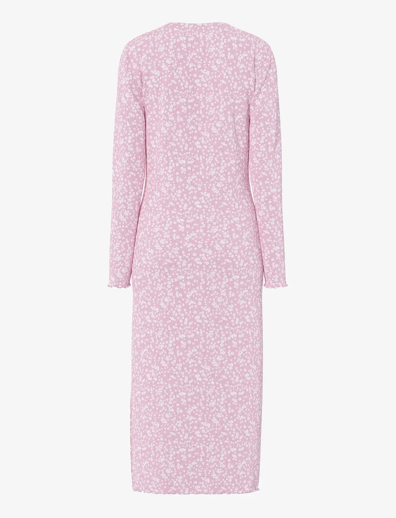 Pieces - PCFLORA LS MIDI DRESS JRS NOOS BC - midi kjoler - roseate spoonbill - 2